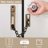 Anti-Theft Chain 304 Stainless Steel Door Chain with Screw Door