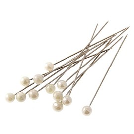 Corsage Creations - 4mm Pearl Headed Corsage Pins - Cream (4cm Pin, 144pcs per pk)