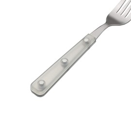 Mikasa Living Clear Translucent 18/0 Stainless Steel 20-Piece Flatware Set, Service For 4, Clear