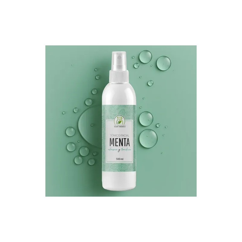 Tónico Facial De Menta Refresca,matifica Y Purifica 500ml