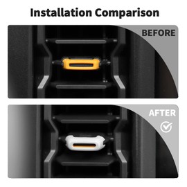 JWWY for Bronco Center Console Air Conditioning Vent Adjustment Device Decoration Cover Trim Compatible with Ford Bronco Accessories 2021-2023+ 4PCS White