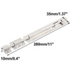 uxcell 12-inch Long Stainless Steel Door Latch Sliding Lock Barrel