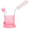 3 in 1 LED Pencil Holder Lamp Multifunction Fan Table