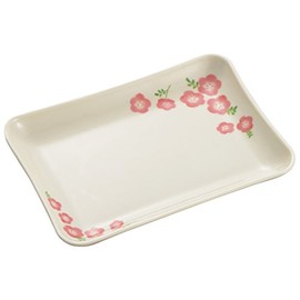 Emporio Tech Corner Plate (Large) 切立 Peach Flower (Thigh or) MK – 29