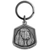 Hampshire Pewter English Springer Spaniel Dog Keychain