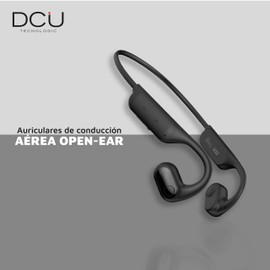 DCU TECNOLOGIC - Bluetooth 5.3 Clip Buds Headphones - Wireless - Continuous operating time 7H (single charge) - Colour: Black