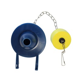 Korky 65BP Toilet Flapper for Briggs Vacuity Toilet Repairs and Replacement, Blue and Yellow