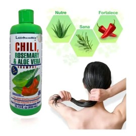 Shampoo De Chile Romero Y Sábila Para Crecimiento Acelerado.