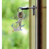 Aqua79 Seagull Keychain - Silver 3D Sparkling Charm Rhinestones Fashionable