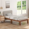 COSTWAY 14" Twin Size Modern Wooden Platform Bed Frame Bedroom