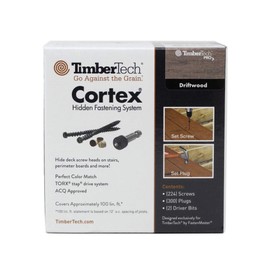 Cortex Plug Hidden Fasteners for TimberTech Driftwood (100 lin/ft)