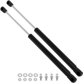 SCITOO 15" 445N Universal Lift Supports Gas Springs Shock Struts 2pcs for Basement Floor Door RV Bed Window Camper Shell Truck Cap Tool Box Lid Boat Hatch Lid Truck Box Storage Box Lid