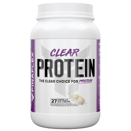 FINAFLEX Clear Protein, Vanilla - 2 lb - Promotes Muscular Performance & Growth - Milkshake-Like Taste - Low Carb, Low Fat & Gluten Free - 27 Servings