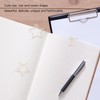 100 Pcs Paper Clips Portable Small Anti Slip Cute Star