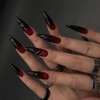 Press On Nails, Extra Long Stiletto Fake Nails, Stick on
