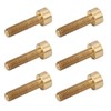 50Pcs Cap Hex Socket Screw Copper Fastener Hardware Tools Industrial