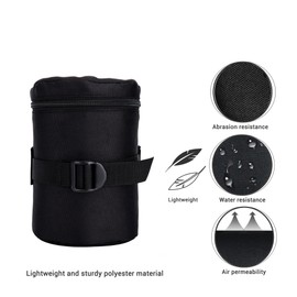 JJC Lens Bag Protective Case, black, XL, Lens Pouch