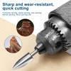 SIGANDG Engraving Drill Wood Carving Tool 5 Pieces HSS Engraving