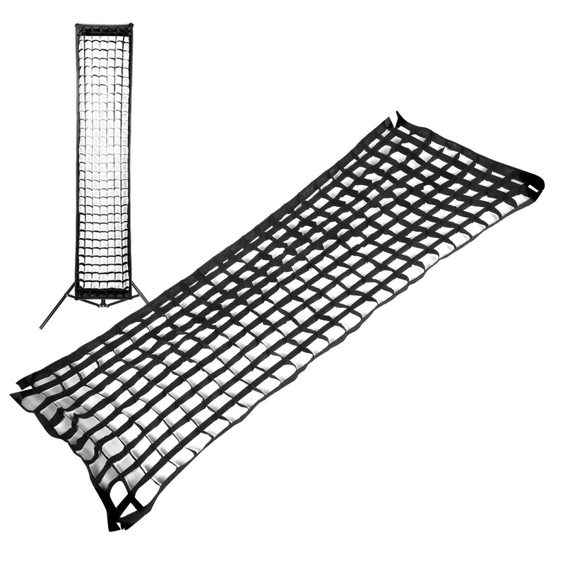 50x130cm Softbox Cellular Grid,Portable Cellular Grid 50x130cm 4‑Corner Soft Light
