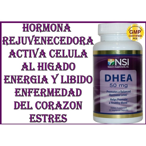 D-H-E-A 50mg  (100% Natural ) HOMBRE Y MUJER-