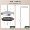 Toilet Paper Holder Stand, Freestanding Tissue Roll Holder for Bathroom,