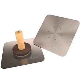 Bon 13-151 Aluminum Hawk with Wood Handle, 8-Inch by 8-Inch