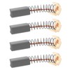 eMagTech 4Pcs 6x10x15mm Carbon Brushes Compatible with Clarke CP180 Sander