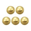 sourcing map Metric Precision Solid Brass Bearing Balls 15 mm