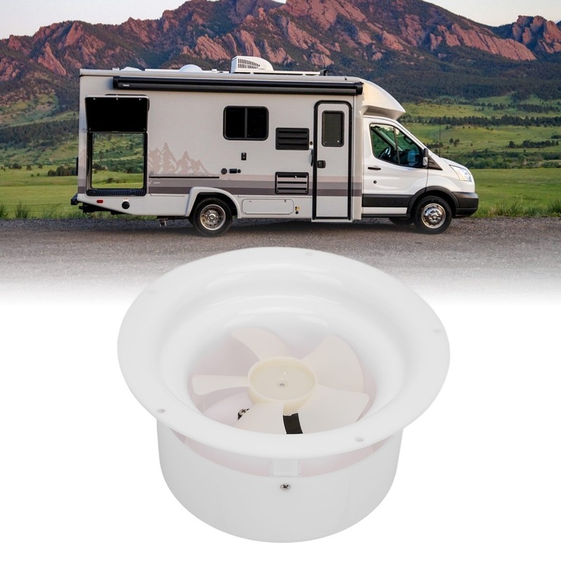 Solar Powered Vent Fan with Mounting Screws Ceiling Exhaust Ventilation