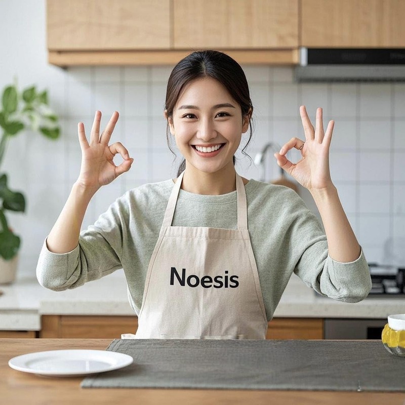 Noesis Bamboo All Purpose Dish Cloth 18x23cm Set of 2
