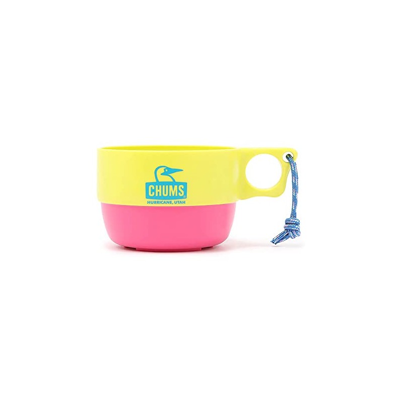 CHUMS CH62-1733-M094-00 Camper Soup Cup, Lime/Pink, 11.8 fl oz (350