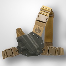 Kenai Chest Holster for a Glock - MAS Grey/Coyote (Model - 48 MOS, Left)
