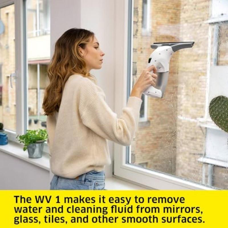Kärcher WV 1 Electric Window Vacuum Squeegee 10" - Perfect