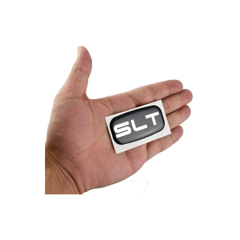 2X SLT Cab Emblems 3D Sticker Nameplate Letter Logo Roof