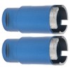 2pcs Marble Hole Openers 32mm Sharpened Sturdy Blue Drilling Hole