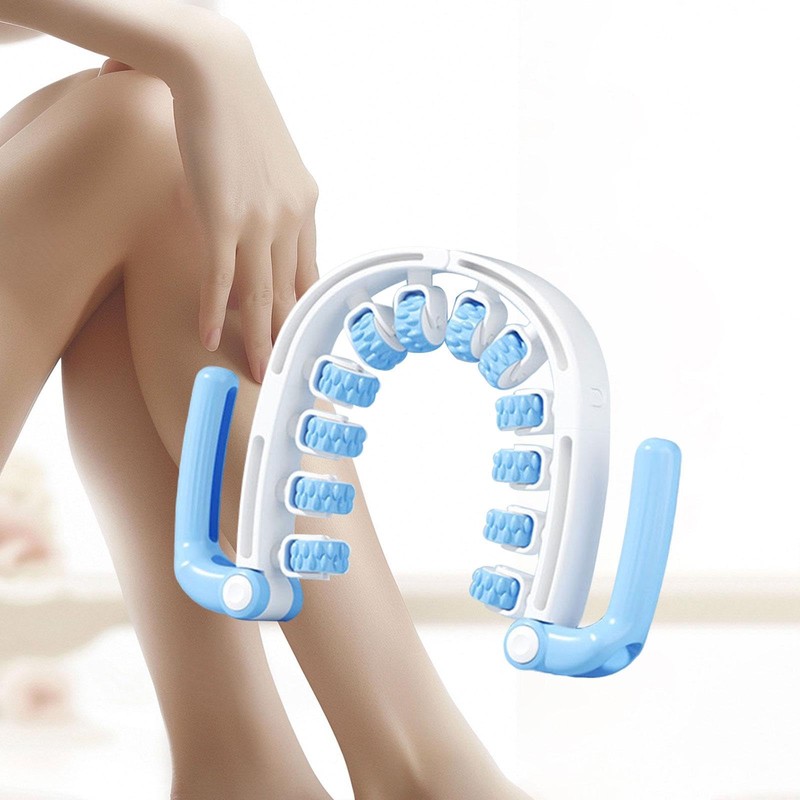 Hellery Leg Slimming Massage Roller Tool for Manual Use on