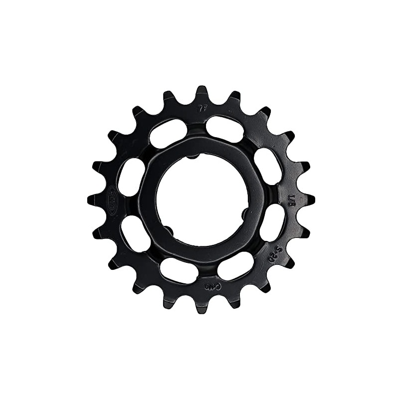 KMC Shimano Wide Sprocket, Black, 20T