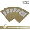 Allgala 6-Pack Premium Plastic Table Cover Medium Weight Disposable Tablecloth-6PK
