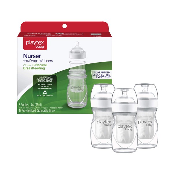 Diaper Genie Diaper Genie Playtex Baby Nurser Bottle with Pre-Sterilized