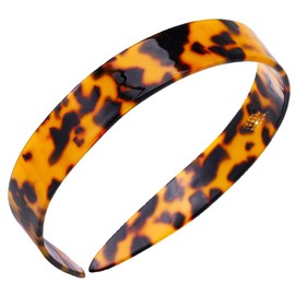 Fdesigner Parcelona French Headbands Wide Tortoise Shell Hair Bands Brown Celluloid Head Band Women Hair Accessories