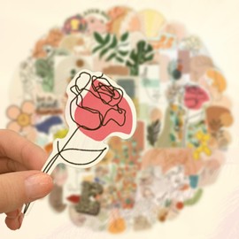 Children's Stickers, 100 Pieces Bohemian Sticker Set, Waterproof Children's Stickers, Children's Birthday Gift Party Decorations, Rewards, Stickers Children for Cupboards, Laptops, Bikes