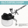 XDOVET Airbrush Cleaning kit,Airbrush Cleaner Tools, Glass Cleaning Pot Jar