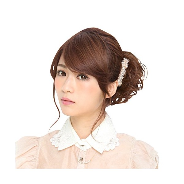 Priscilla Scrunchie Wig Round Curl VS-34 Heat Resistant TBK Black