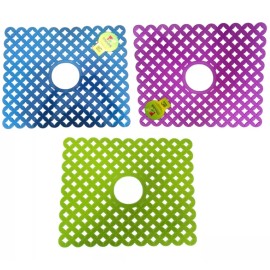 ORTIPLAZ Tapete Para Tarja De Plástico Flexible Colores Surtidos