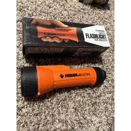 EVEREADY Ultra Rare ORANGE 8" VINTAGE Eveready FLASHLIGHT 1990s Made USA MODEL 1259 [C9]