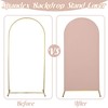 Spandex Fitted Wedding Arch Cover Set of 3 Arch Backdrop