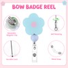 BESARME 2 Pack Badge Reel Retractable Nurse Gifts Flower Badge