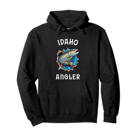 Idaho Angler Fly Fishing World Class Native Cutthroat Trout Pullover Hoodie