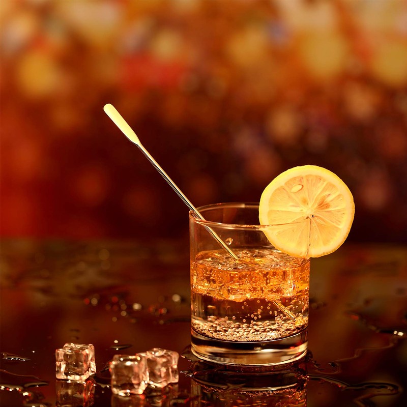 7.5 Inches Stainless Steel Coffee Beverage Stirrers Drink Swizzle Stick