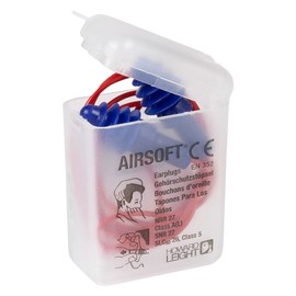 Honeywell 1030612 Howard Leight PVC Airsoft Multi-Use Corded Earplugs in Individual Boxes (Pack of 50 Pairs)